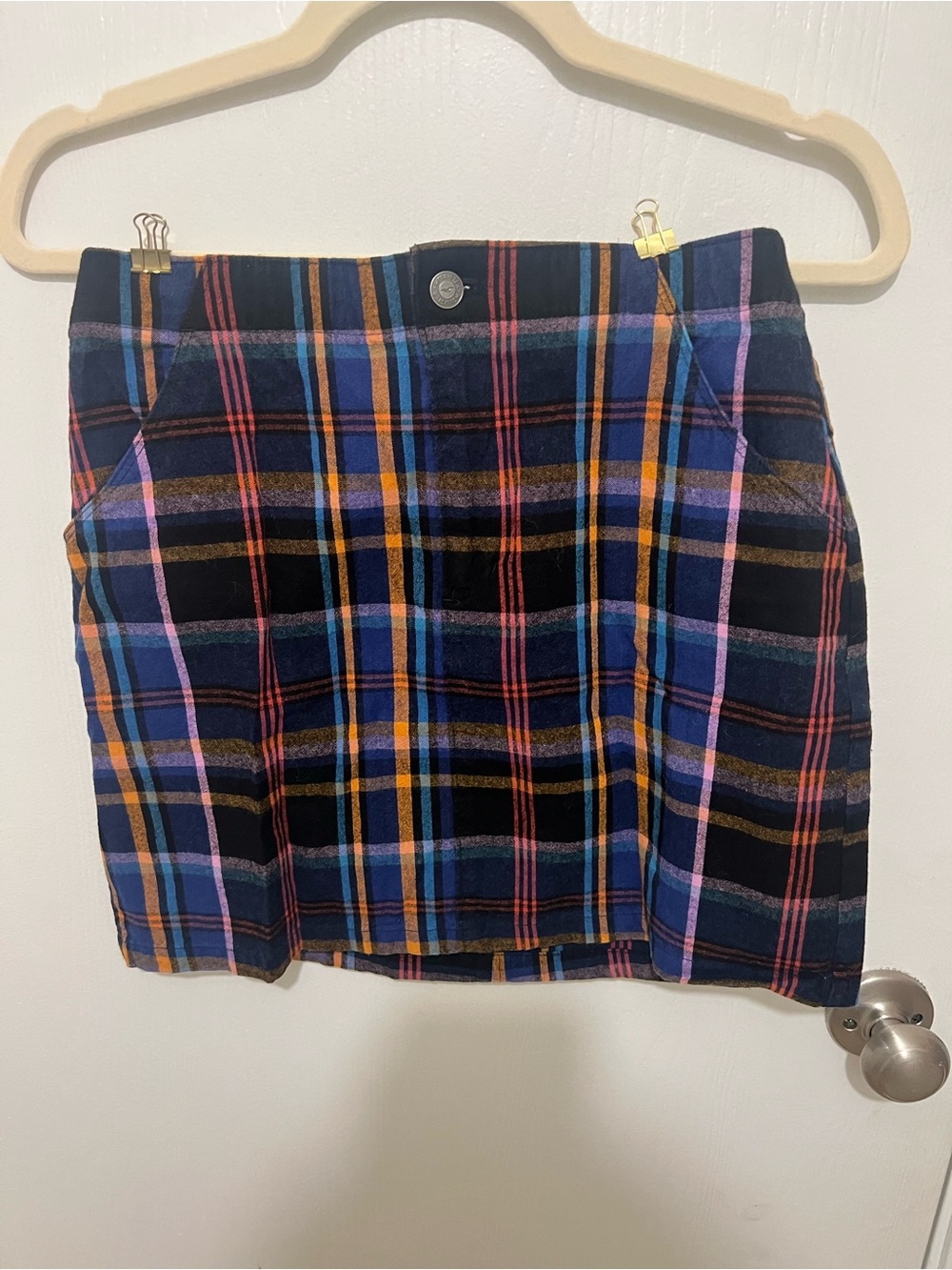 Hollister Ultra High Rise Plaid Mini Skirt Small